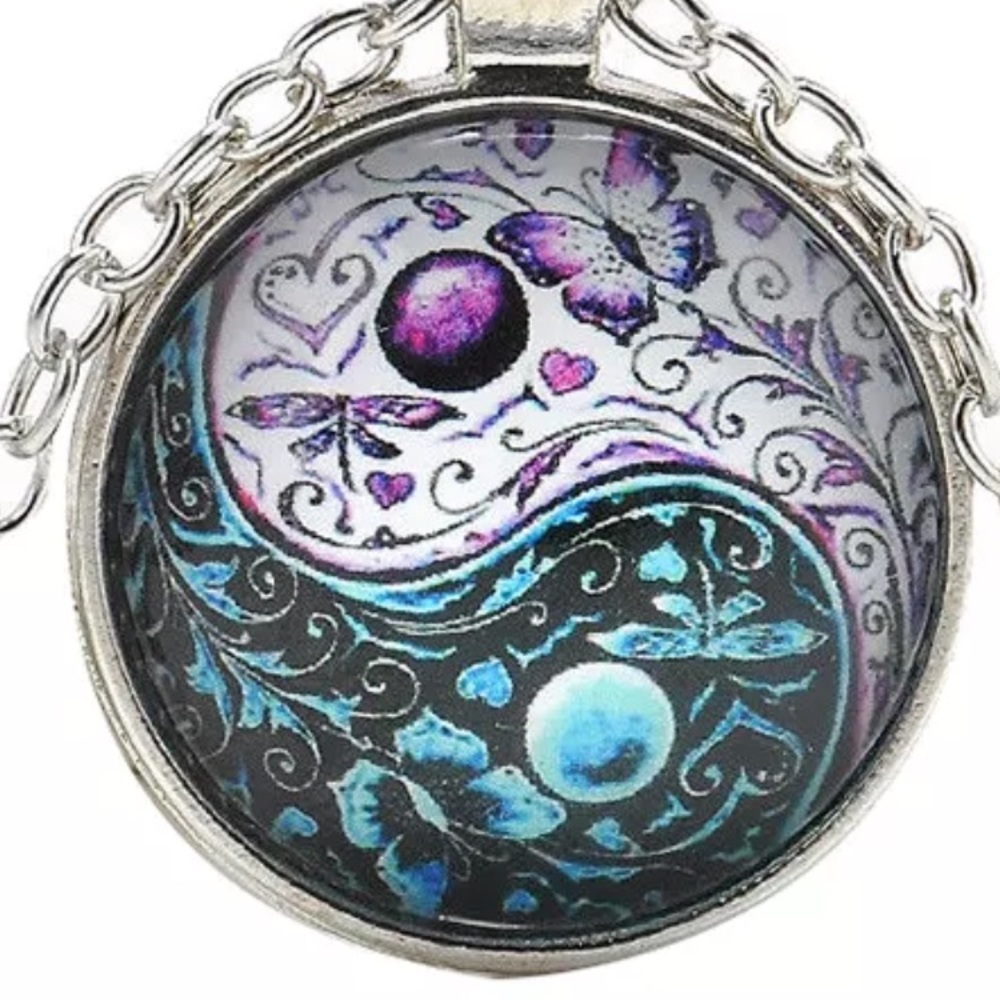 Butterfly Cabochon Necklace